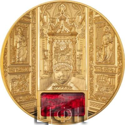 «SAN PIETRO IN VATICANO Tiffany Art 5 Oz Gold Coin 500$ Palau 2022» (2).jpg