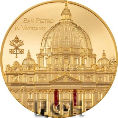 «SAN PIETRO IN VATICANO Tiffany Art 5 Oz Gold Coin 500$ Palau 2022».jpg