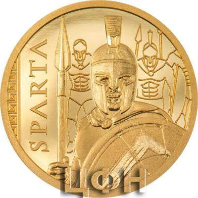 «5$ Cook Islands 2023 SPARTA Gold Coin».jpg