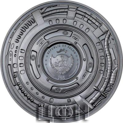«20 Dollars DOG Cyborg Revolution 3 Oz Silver Coin 20$ Palau 2023 Black Proof ».jpg