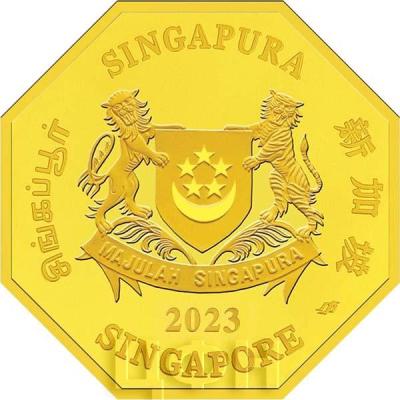 «2023 Singapore Lunar Rabbit 1 troy oz 999.9 Fine Gold Proof Coin».jpg