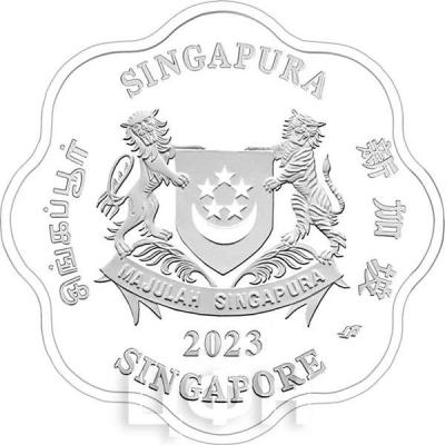 «2023 Singapore Lunar Rabbit 1 troy oz 999 Fine Silver Proof Colour Coin».jpg