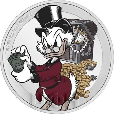 «SCROOGE MCDUCK Disney 75th Anniversary Silver Proof Coin 1 Oz 2$ Niue 2022».jpg