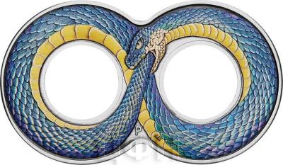«2 Dollars OUROBOROS 2 Oz Silver Coin 2$ Australia 2022 Antique Finish ».jpg