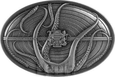 «KRAKEN 5 Oz Silver Coin 25000 Francs Chad 2023 Antique Finish».jpg