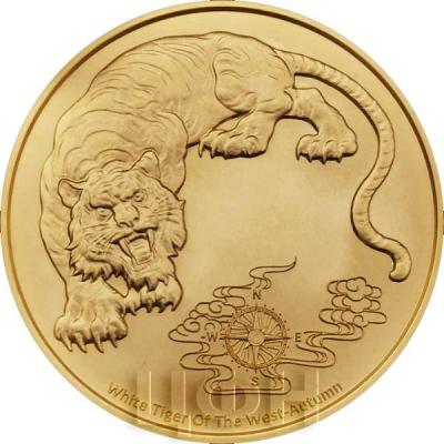 «2023 1oz Samoa Four Guardians - White Tiger 999 Gold BU Coin ».jpg