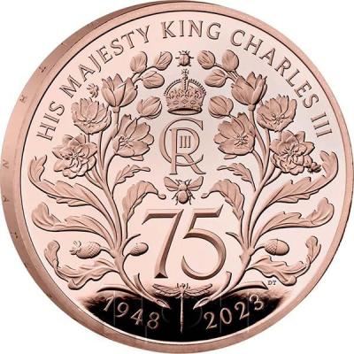 3 «£5 coin 2023 The 75th Birthday of His Majesty King Charles III».jpg
