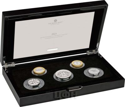 6 «The 2023 United Kingdom Silver Proof Piedfort Commemorative Coin Set».jpg