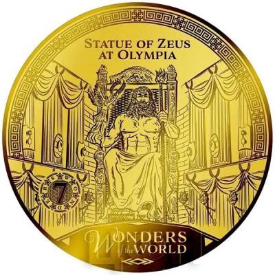 «10 DOLLARS SOLOMON ISLANDS 2023» «WONDERS of the WORLD - STATUE OF ZEUS AT OLYMPIA».jpg