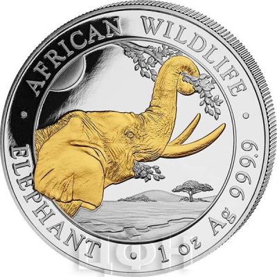 «ELEPHANT - 1 OZ - GILDED AFRICAN WILDLIFE».jpg