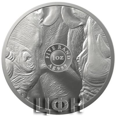 «Big Five II (3.) - Rhino - 2022 1 Oz Silver - Uncirculated».jpg