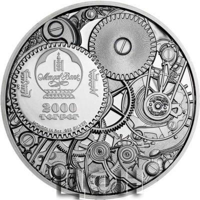 «MECHANICAL TURTLE Clockwork Evolution 3 Oz Silver Coin 2000 Togrog Mongolia 2022».jpg