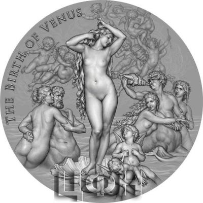 «BIRTH OF VENUS Celestial Beauty 1 Kg Kilo Silver Coin 10000 Francs Cameroon 2023 Antique Finish ».jpg