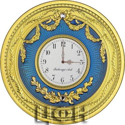 «BLUE TABLE CLOCK Faberge 1 Oz Silver Coin 1$ Niue 2022».jpg