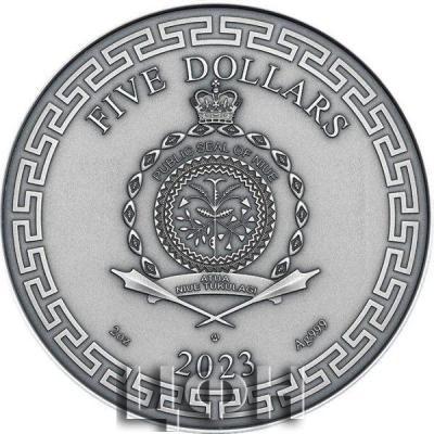 «5 Dollars CHINESE DRAGON ART 2 Oz Silver Coin 5$ Niue 2023 Antique Finish».jpg