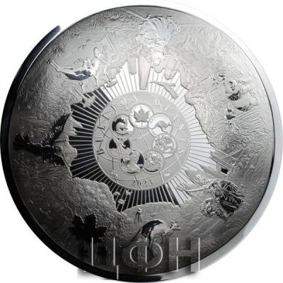 «25$ Samoa  2023 Antique Finish  BULLION GIANTS Mastersize 1 Kg Kilo Silver Coin».jpg