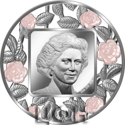 «2022 Barbados Filigree Lady Diana 2 oz Silver Proof Like $5 Coin GEM Prooflike OGP».jpg