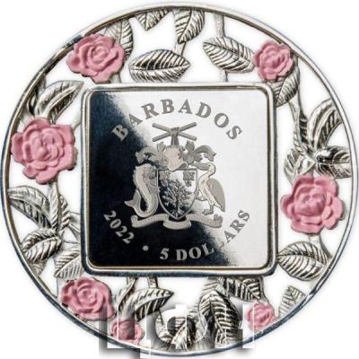 «2022 Barbados Filigree Lady Diana 2 oz Silver Proof Like $5 Coin GEM Prooflike OGP ».jpg