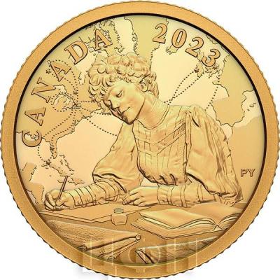 «2023 $100 Pure Gold Coin - Kit Coleman, Pioneer Journalist.».jpg