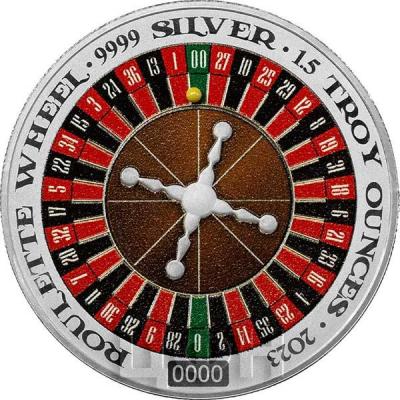 «THREE Dollars ROULETTE WHEEL Spinning Silver Coin 3$ Solomon Islands 2023 Proof.».jpg