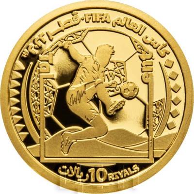 «2022 Катар Золотая монета весом 0.25 унции Игра» «Talent».jpg