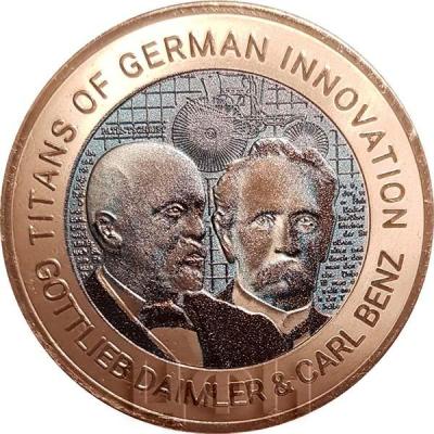 «2 Cedis 2022 (Titans of German innovation - Gottlieb Daimler and Carl Benz)».jpg