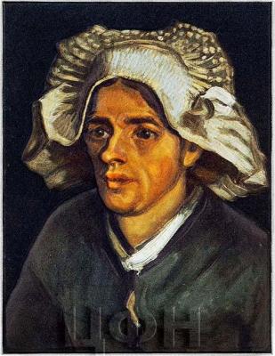 «HEAD OF A PEASANT WOMAN by Vincent van Gogh 1 Oz Silver Coin 5000 Francs Chad 2023 Antique Finish».jpg
