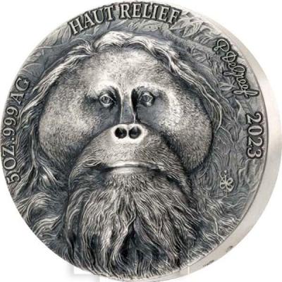 «5000 FRANCS CFA 2023 RÉPUBLIQUE DE CÔTE D'IVOIRE ORANGUTAN Big Five Asia 5 Oz Silver Coin».jpg