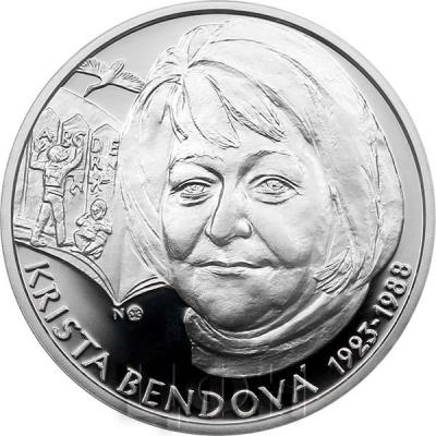 «Stříbrná mince Krista Bendová - 100. výročí narození 2023.».jpg