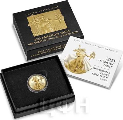 «American Eagle 2023 One-Quarter Ounce Gold Proof Coin».jpg