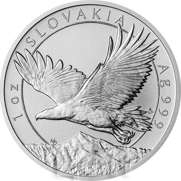 «Silver 1 oz bullion coin Eagle 2023 stand».jpg