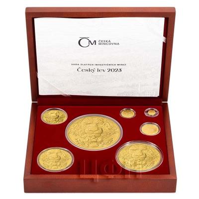 «Set of gold bullion coins Czech Lion 2023.».jpg