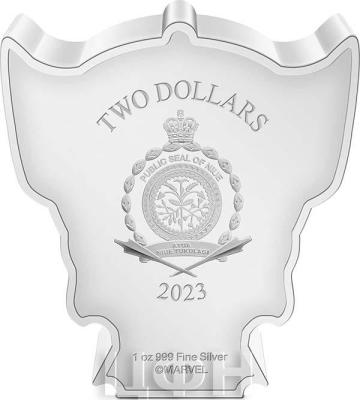 «2 Dollars THOR Chibi Marvel 1 Oz Silver Coin 2$ Niue 2023 Proof».jpg