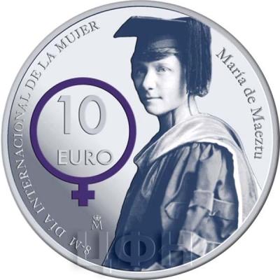 «10 euros 2023 Espagne 8 mars Journée internationale de la femme (Maria de Maestu)».jpg