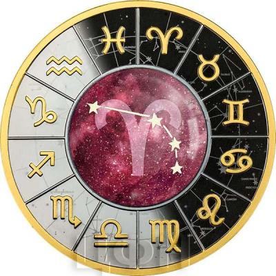 «ARIES Symbolic Power of Astrology Silver Coin 500 Francs Cameroon 2023 Black Proof».jpg