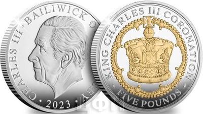 «2023 Five Pounds BAILIWICK OF GUERNSEY - Coronation of King Charles III».jpg