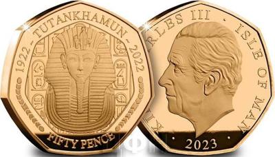 «JUST 50 WORLDWIDE – the 22ct Gold Tutankhamun 50p».jpg