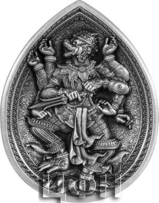 «HANUMAN 1 Oz Silver Coin 5000 Francs Chad 2023 Antique Finish».jpg
