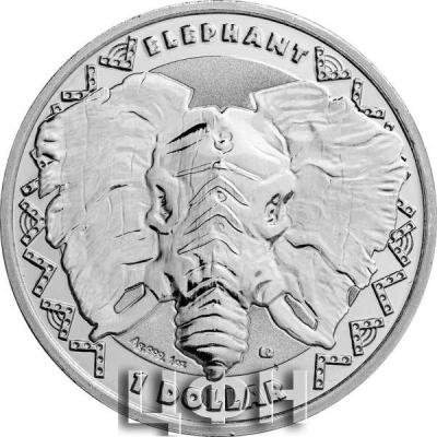 «ELEPHANT BIG FIVE 2023 1 OZ PURE SILVER BU COIN – SIERRA LEONE – MINTAGE OF 5000».jpg