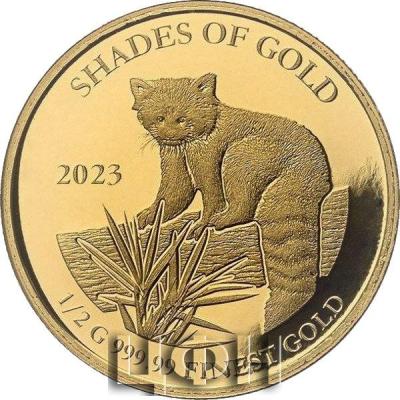 «10 Dollars SOLOMON ISLANDS 2023 GOLD - Red Panda».jpg