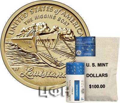 «American Innovation $1 Coin 2023 Rolls and Bags - Louisiana».jpg