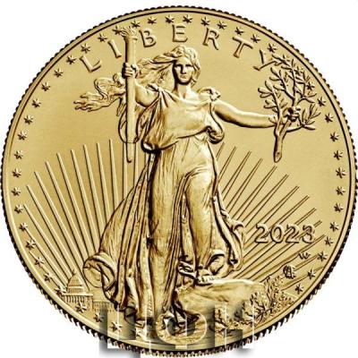 «American Eagle 2023 One Ounce Gold Uncirculated Coin ».jpg