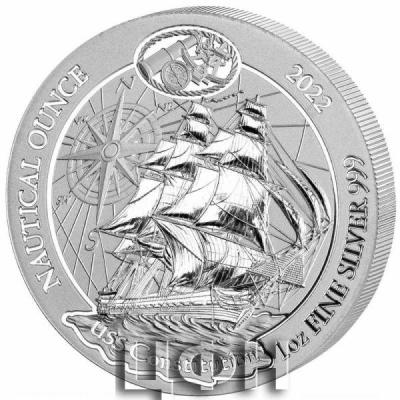 «1 oz Silver Rwanda Nautical Ounce USS CONSTITUTION 2022».jpg