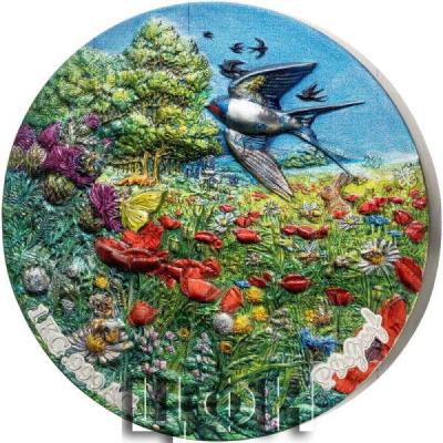 «FLOWER MEADOW Nature in Danger 1 Kg Kilo Silver Coin 10000 Francs Benin 2023 Antique Finish».jpg