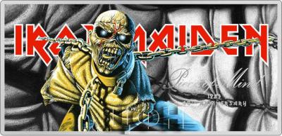 «1 Dollar PIECE OF MIND Iron Maiden Silver Note 1$ Cook Islands 2023 Prooflike».jpg