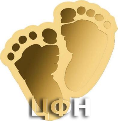 «3000 Francs Chad 2023 BABY FEET Shape Gold Coin».jpg