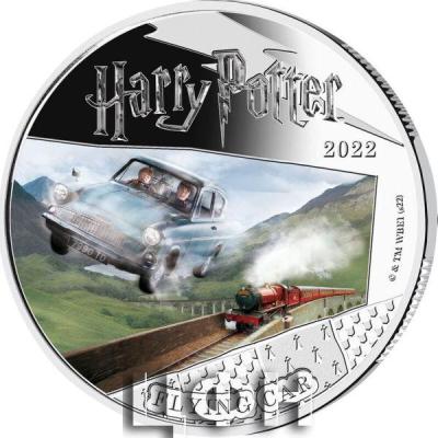 «50 Cents Samoa 2022 Prooflike FLYING CAR Harry Potter».jpg