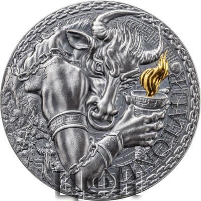 «MINOTAUR Great Greek Mythology 1 Oz Silver Coin 1000 Francs Cameroon 2023 Antique Finish ».jpg