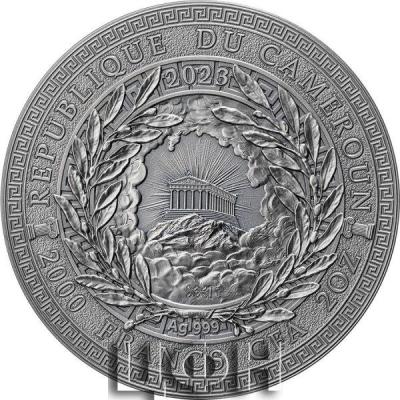 «PERSEUS AND ANDROMEDA Great Greek Mythology 2 Oz Silver Coin 2000 Francs Cameroon 2023 Antique Finish ».jpg