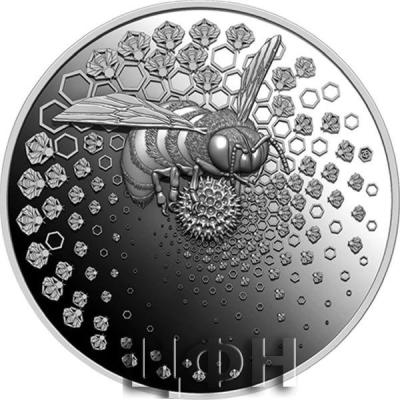 «25 Dollars BEE Entoma 2 Oz Silver Coin 25$ Liberia 2023 Proof ».jpg